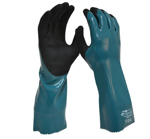 MAXISAFE GLOVES G-FORCE CHEMBARRIER 30CM MED 